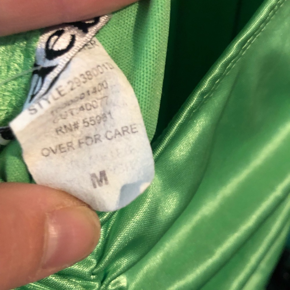 Silky Green Cocktail Dress